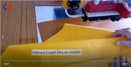 High Frequency Waterproof Raincoat Welding Machine Video