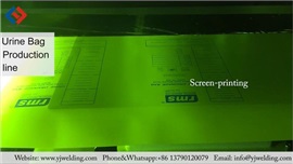 High Frequency Urine Collecting Bag Making Machine Video