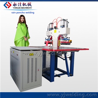Picture of Manufacturer of High Frequency Raincoat Making Machine 