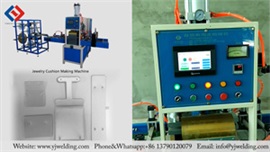 Jewelry Box Cushion Making Machine, Jewelry pad making machine video