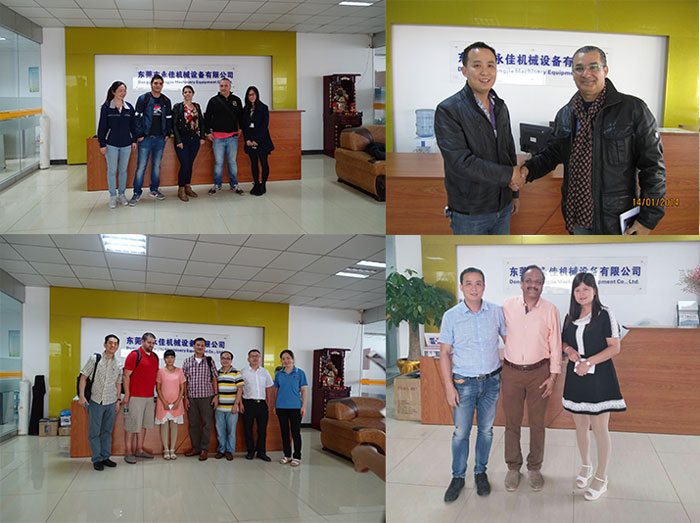 Customers Visiting Yongjia Machinery