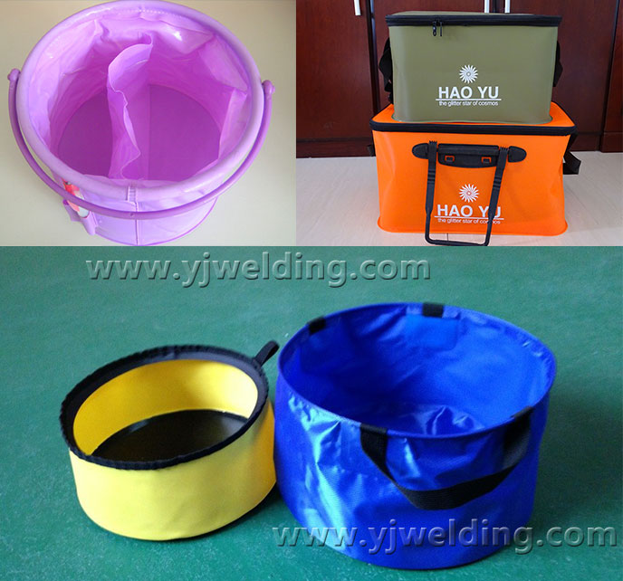 PVC Mesh Fabric Bucket Welding Machine