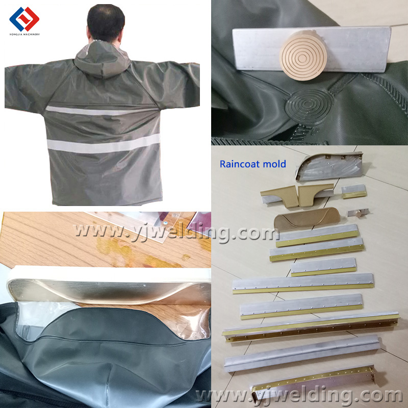 Sample for raincoat making machine Sample for raincoat making machine