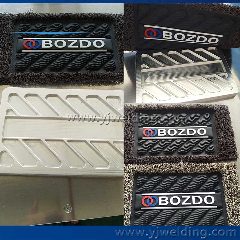 sample for car mats welding machine