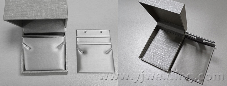 Sample for Jewelry box cushion making machine
